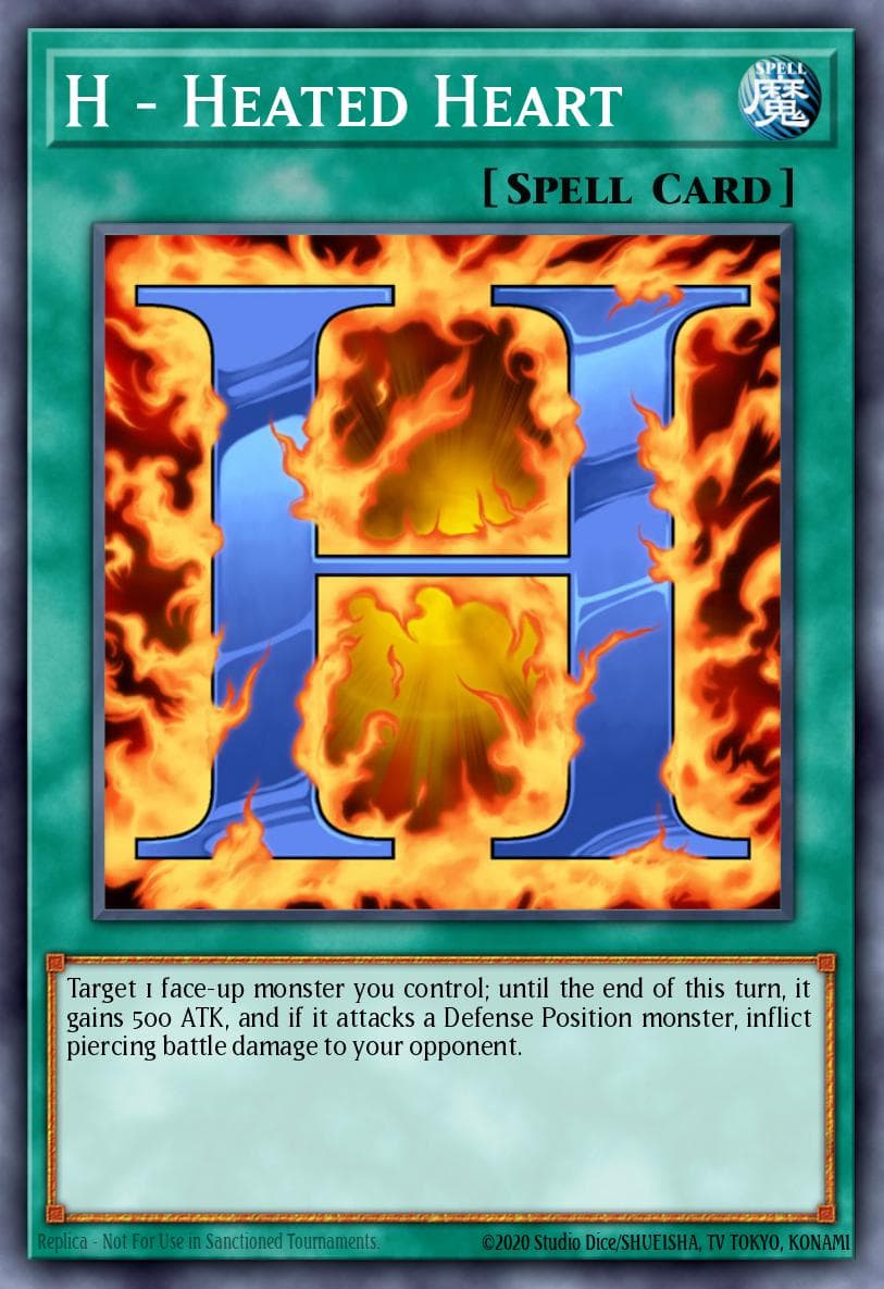 H - Heated Heart Duelist Pack: Jaden Yuki 2 card