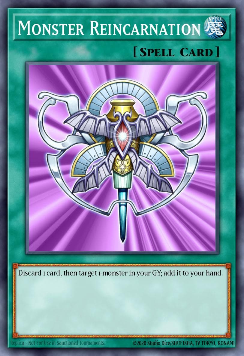 Monster Reincarnation Realm of Light Structure Deck card