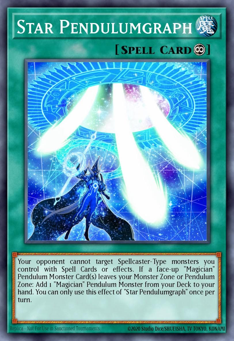星霜的灵摆读阵 遊戲王 card