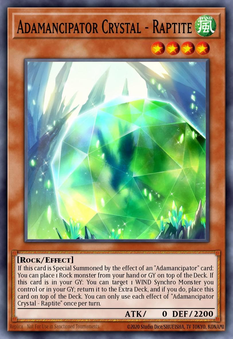 Adamancipator Crystal - Raptite 2021 Tin of Ancient Battles card