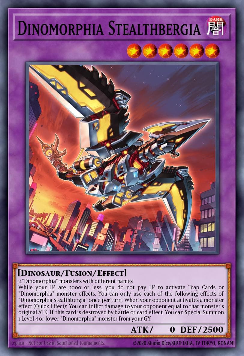 Dinomorphia Stealthbergia Battle of Chaos card