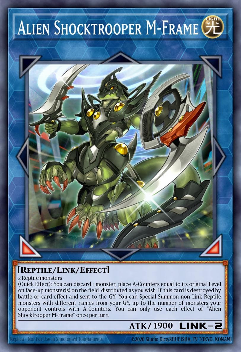 Alien Shocktrooper M-Frame Duel Overload card