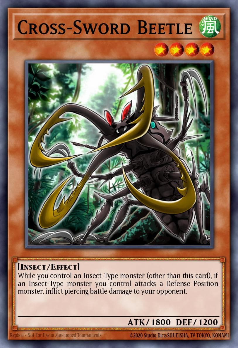 Cross-Sword Beetle Battle Pack 3: Monster League card