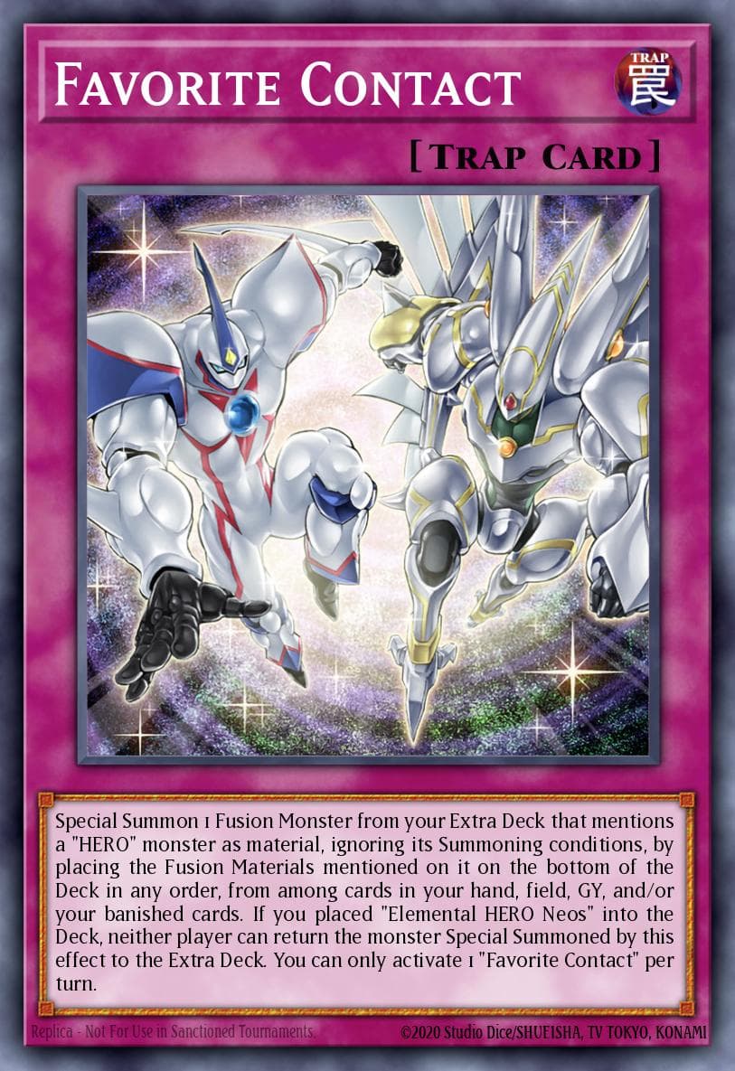 Favorite Contact Power of the Elements card