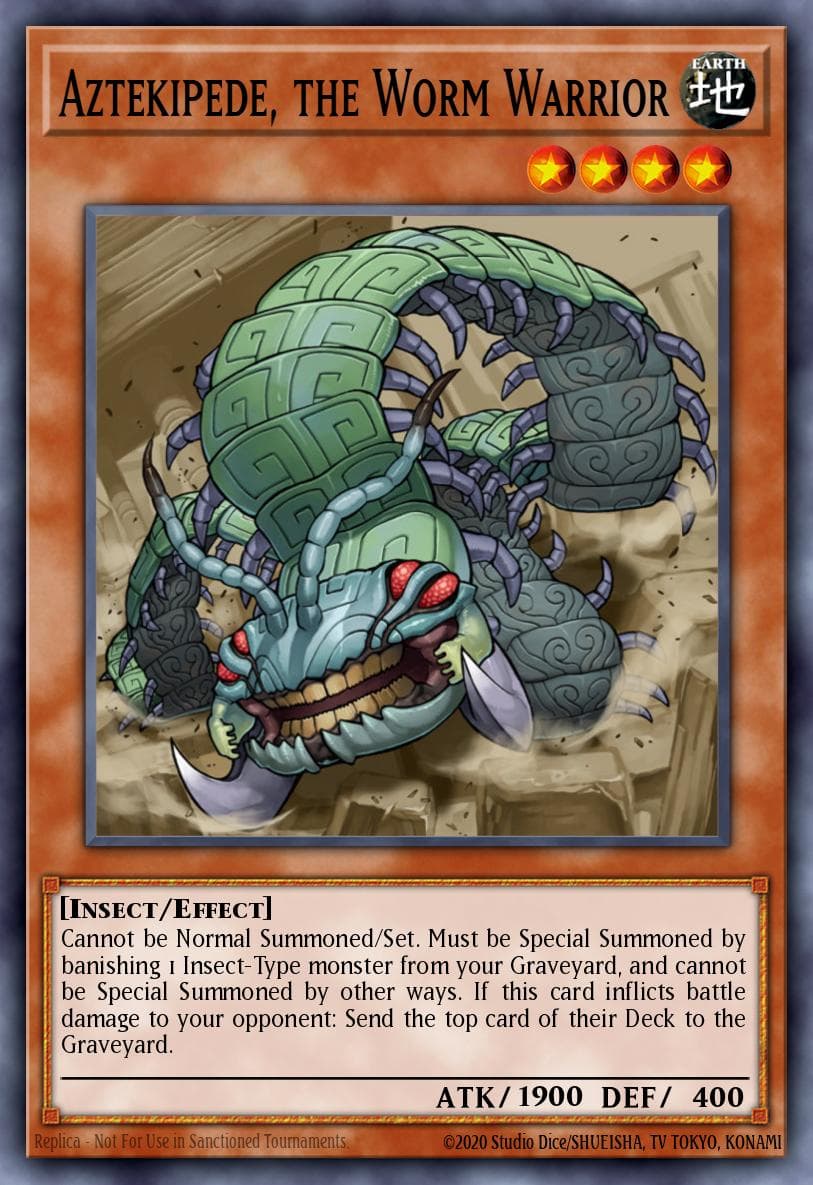 Aztekipede, the Worm Warrior Phantom Darkness: Special Edition card