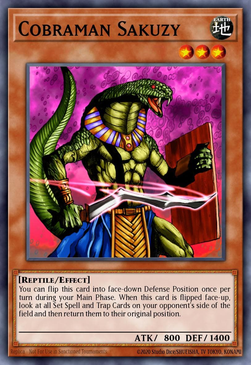 Cobraman Sakuzy Pharaonic Guardian card