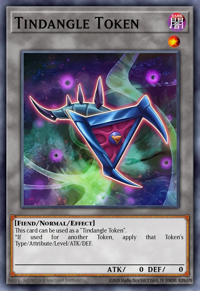 Tindangle Token 遊戲王 card