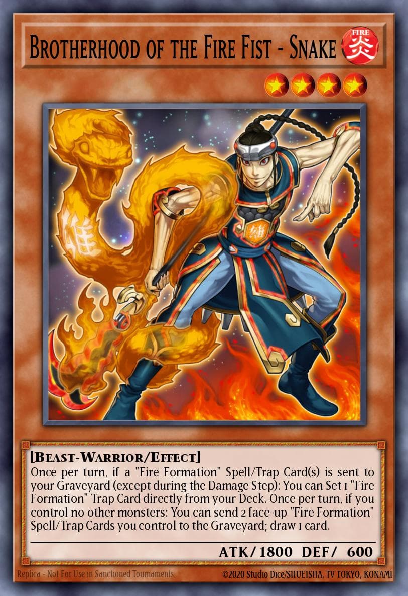 Brotherhood of the Fire Fist - Snake Cosmo Blazer: Special Edition card