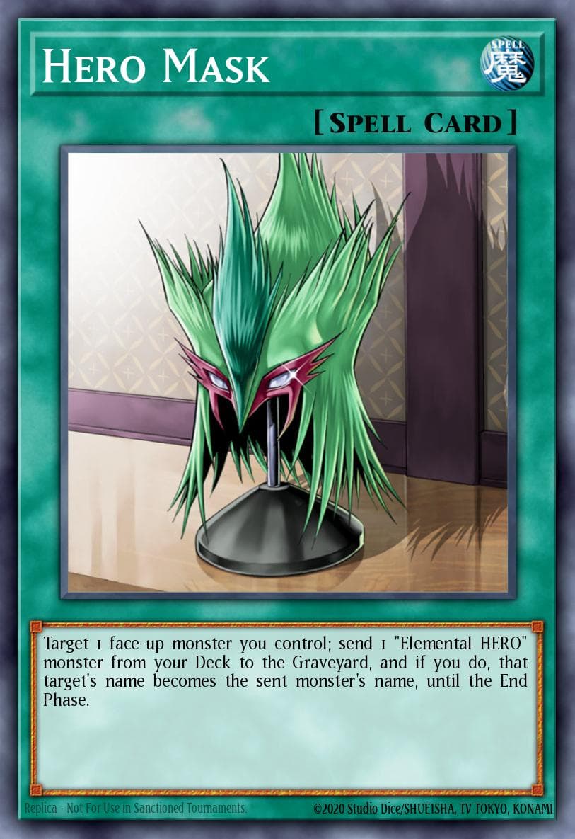 Hero Mask HERO Strike Structure Deck card