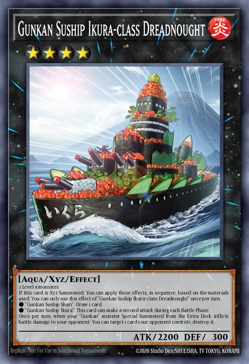 Gunkan Suship Ikura-class Dreadnought 2022 Tin of the Pharaoh's Gods card
