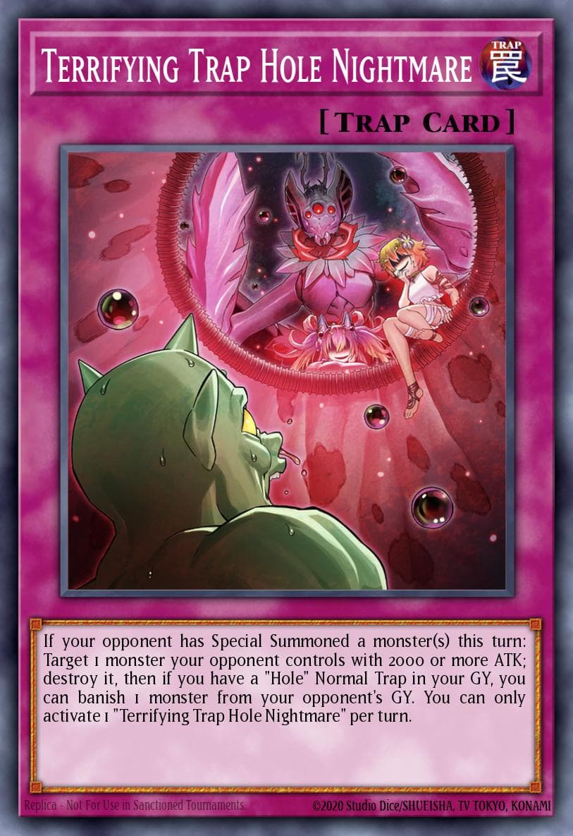 Terrifying Trap Hole Nightmare Structure Deck: Beware of Traptrix card