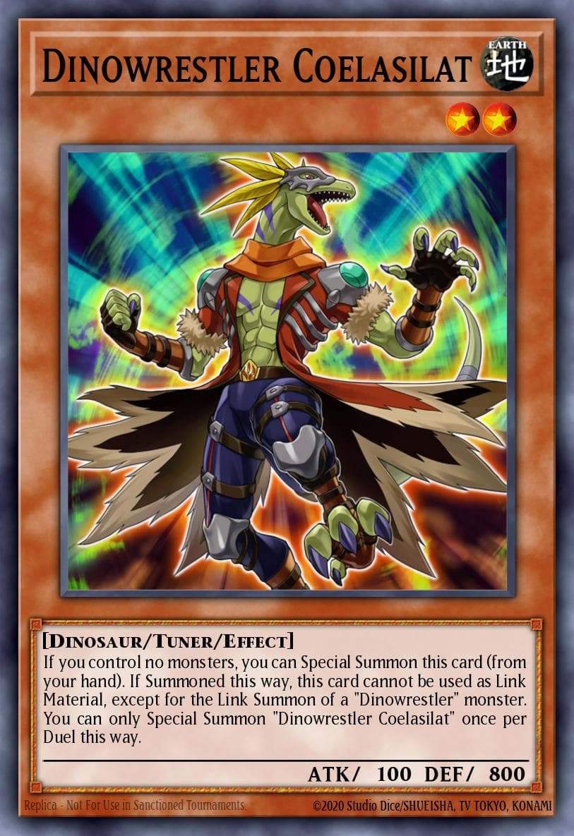 Dinowrestler Coelasilat 2020 Tin of Lost Memories Mega Pack card