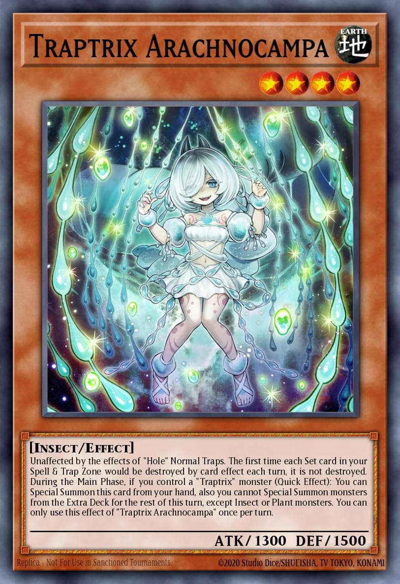 Traptrix Arachnocampa Structure Deck: Beware of Traptrix card