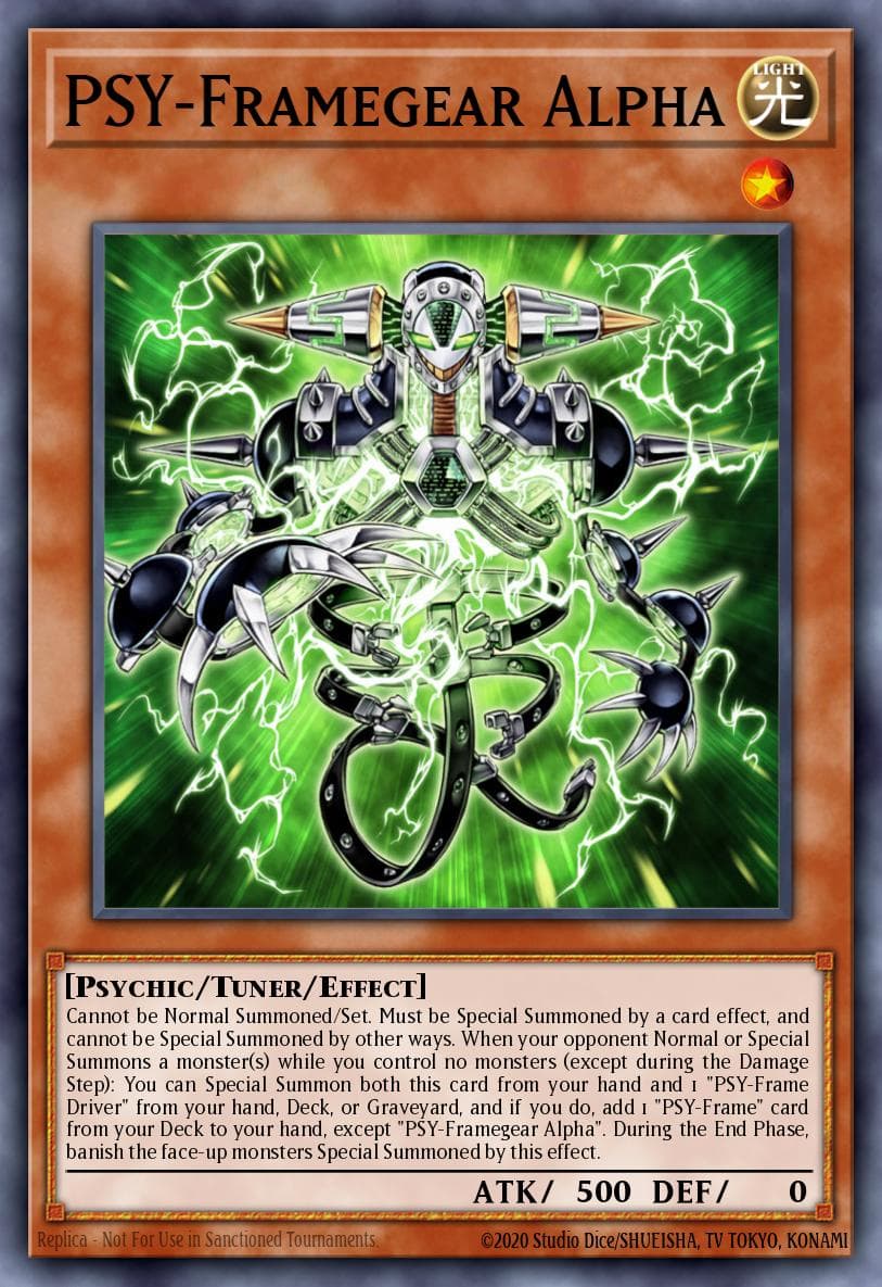 PSY-Framegear Alpha High-Speed Riders card