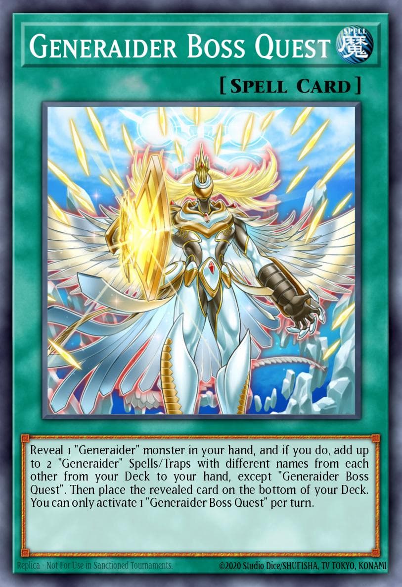 Generaider Boss Quest Mystic Fighters card