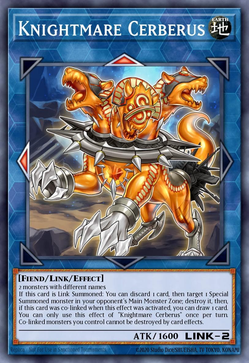 梦魇曲・地狱犬 遊戲王 card
