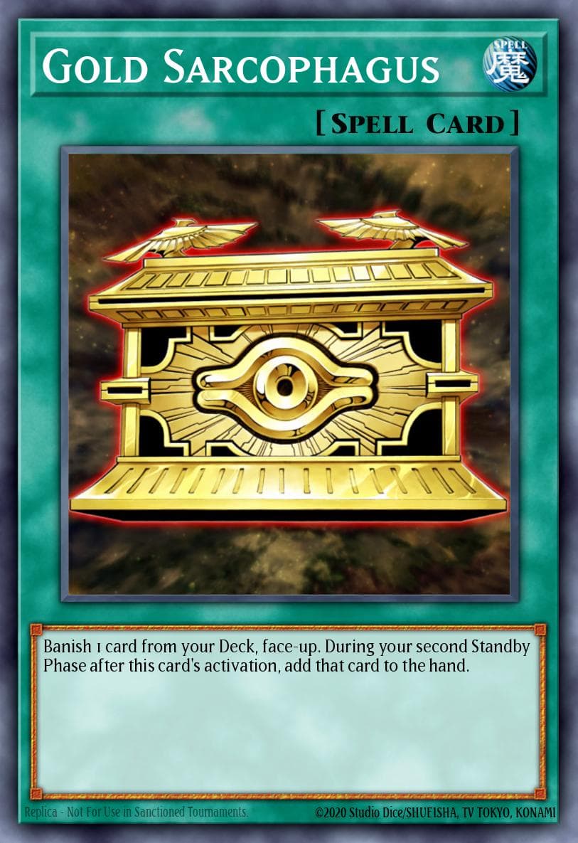 Gold Sarcophagus Premium Gold card