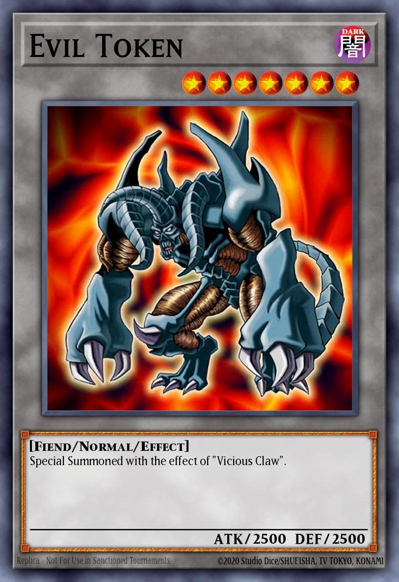 Evil Token 游戏王 card