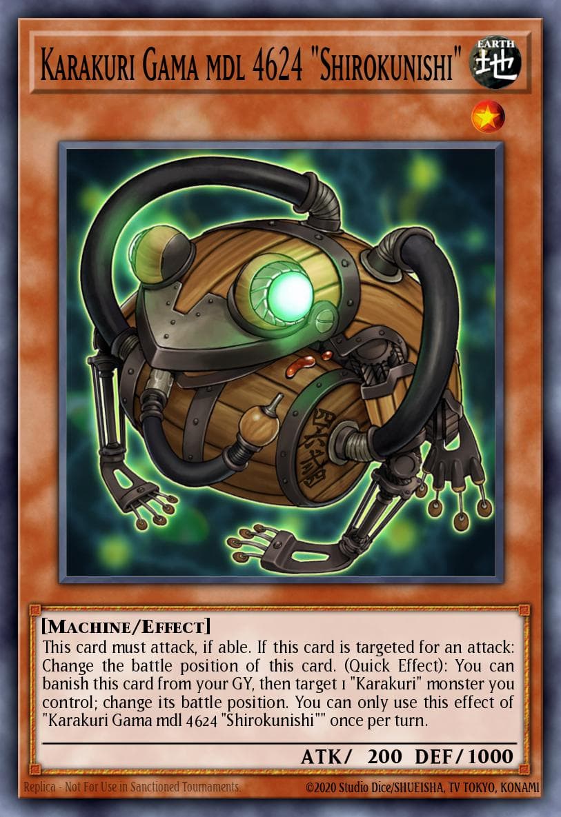 Karakuri Gama mdl 4624 "Shirokunishi" Ignition Assault Special Edition card