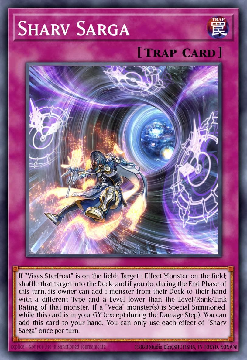 Sharv Sarga 25th Anniversary Tin: Dueling Mirrors card
