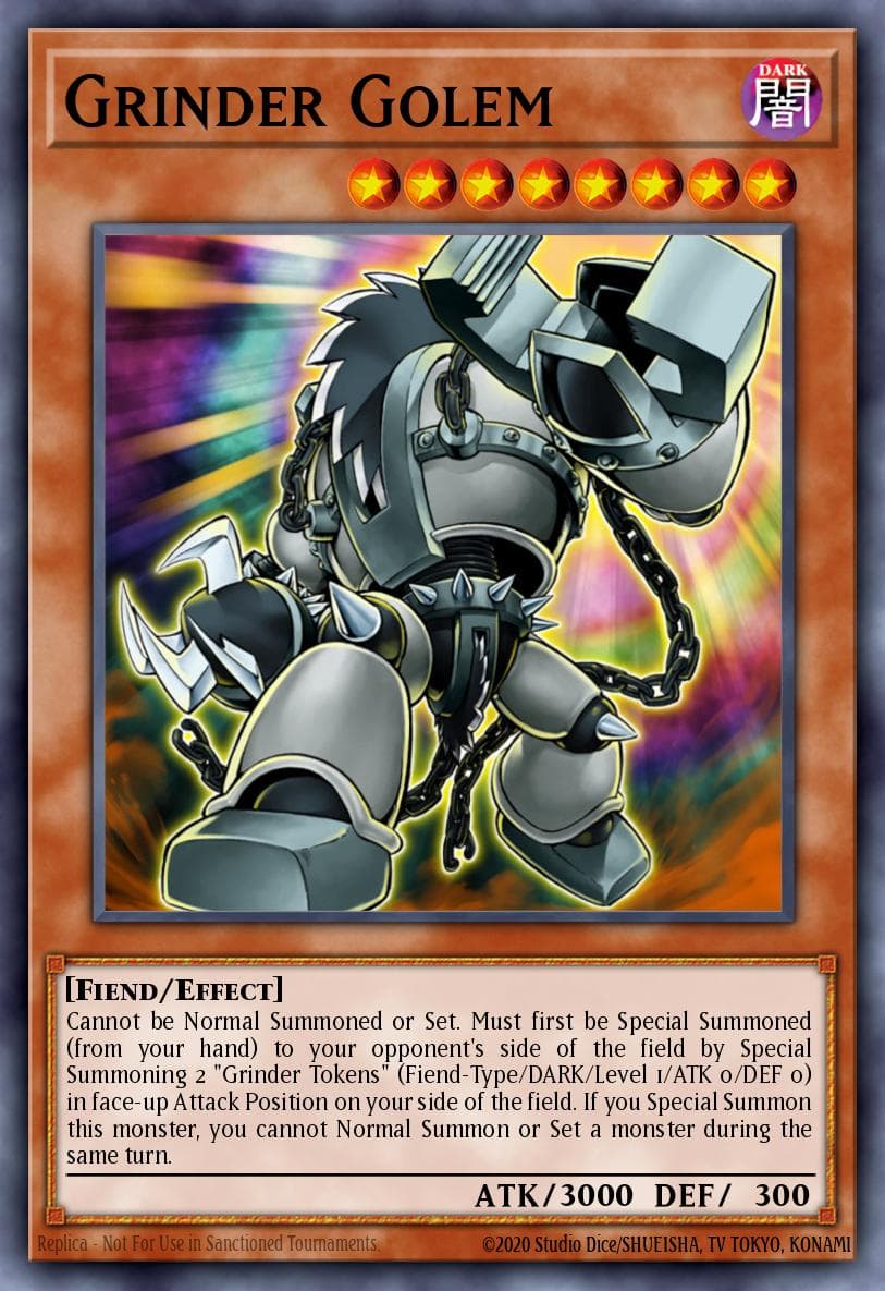 Grinder Golem Duelist Pack: Jesse Anderson card