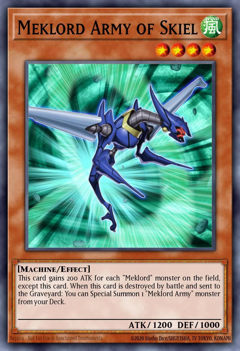 Meklord Army of Skiel Legendary Duelists: Rage of Ra card