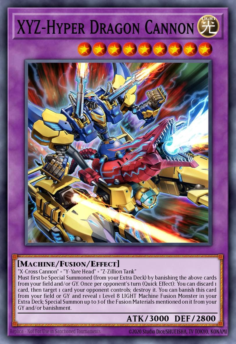 XYZ-Hyper Dragon Cannon Maze of the Master card