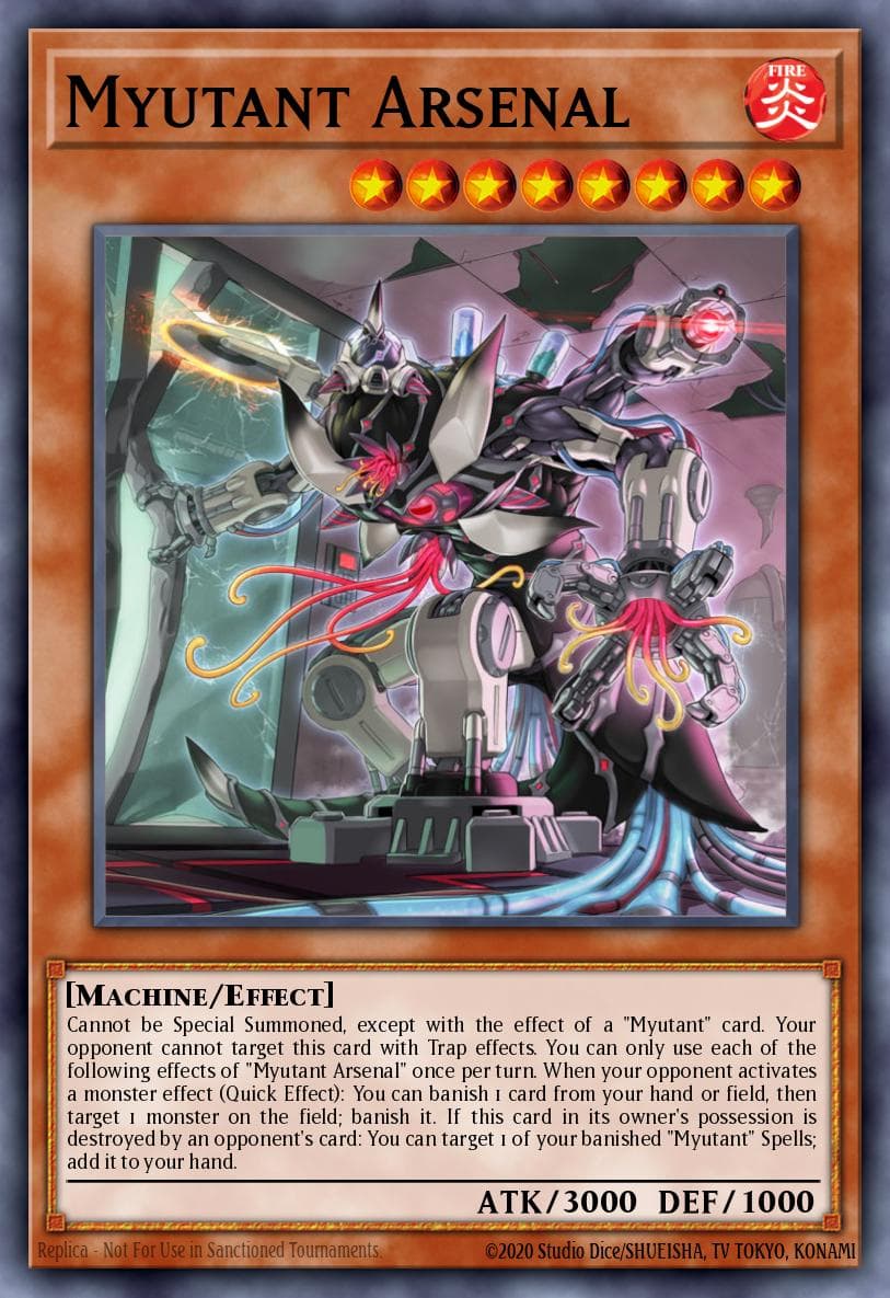 Myutant Arsenal Phantom Rage Premiere! promotional card card
