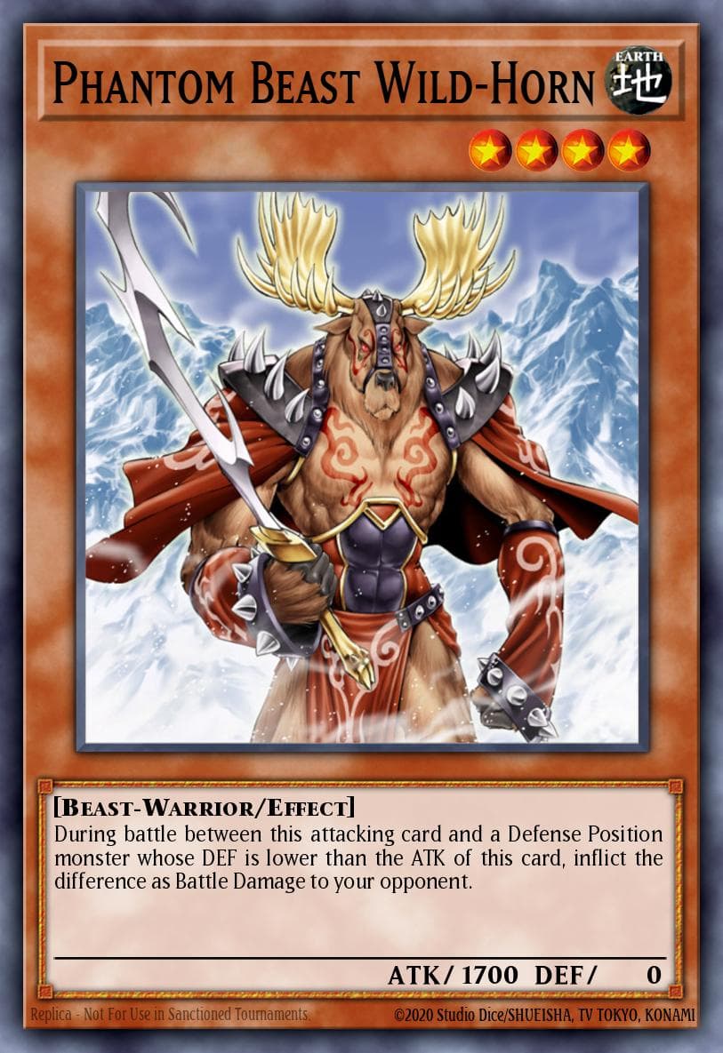 Phantom Beast Wild-Horn Speed Duel: Battle City Box card