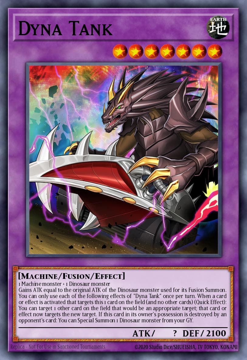 Dyna Tank Battles of Legend: Crystal Revenge card