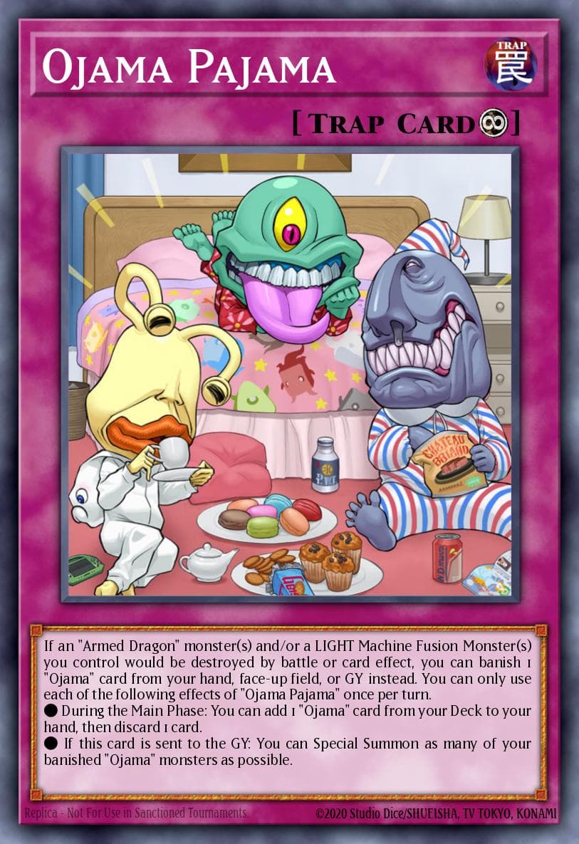 Ojama Pajama Legendary Duelists: Ancient Millennium card