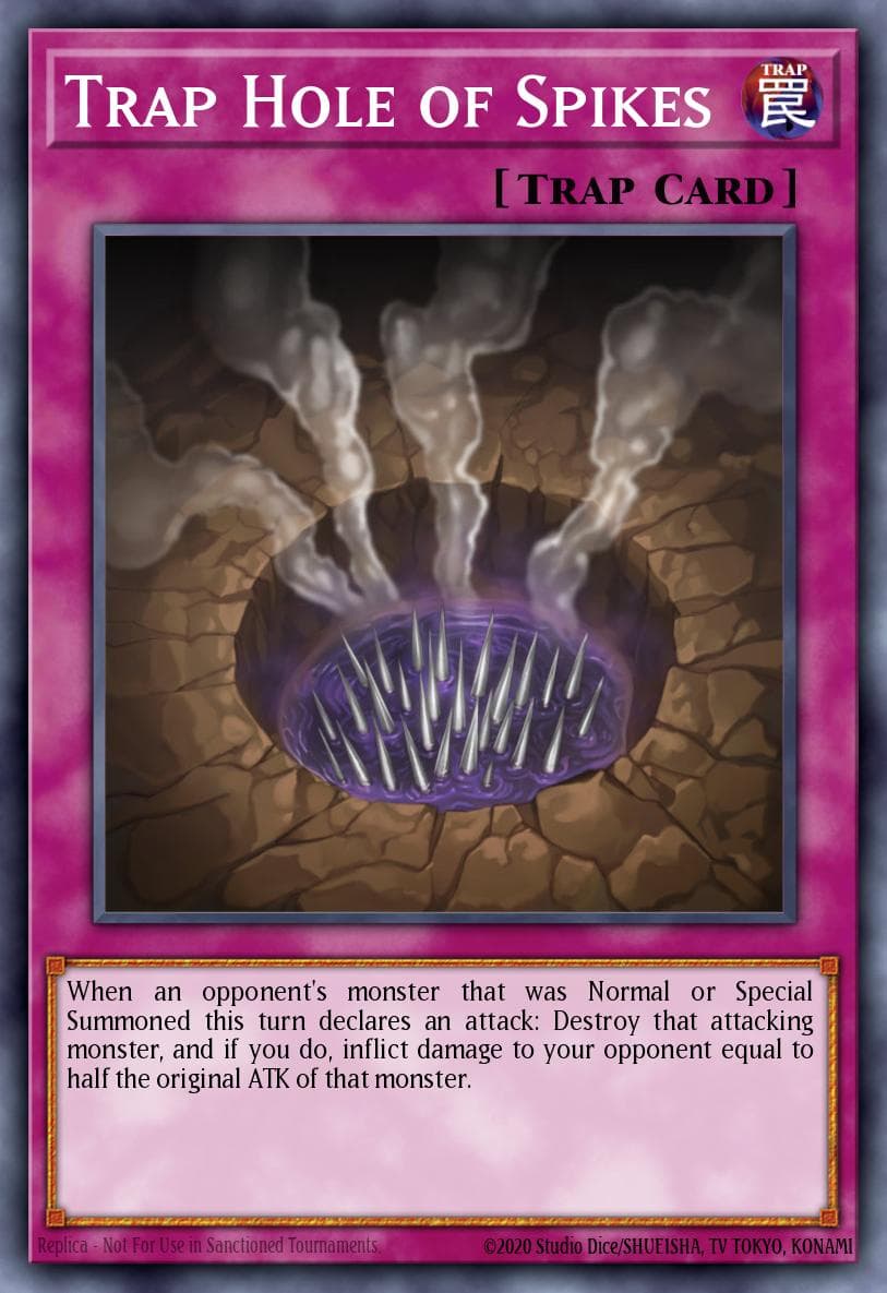 Trap Hole of Spikes Millennium Pack card