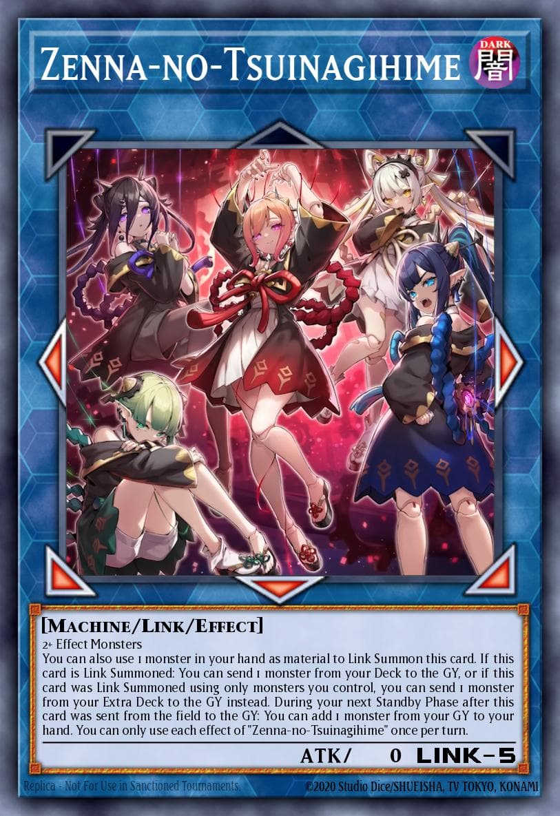 禅那乃追傩戏姬 遊戲王 card