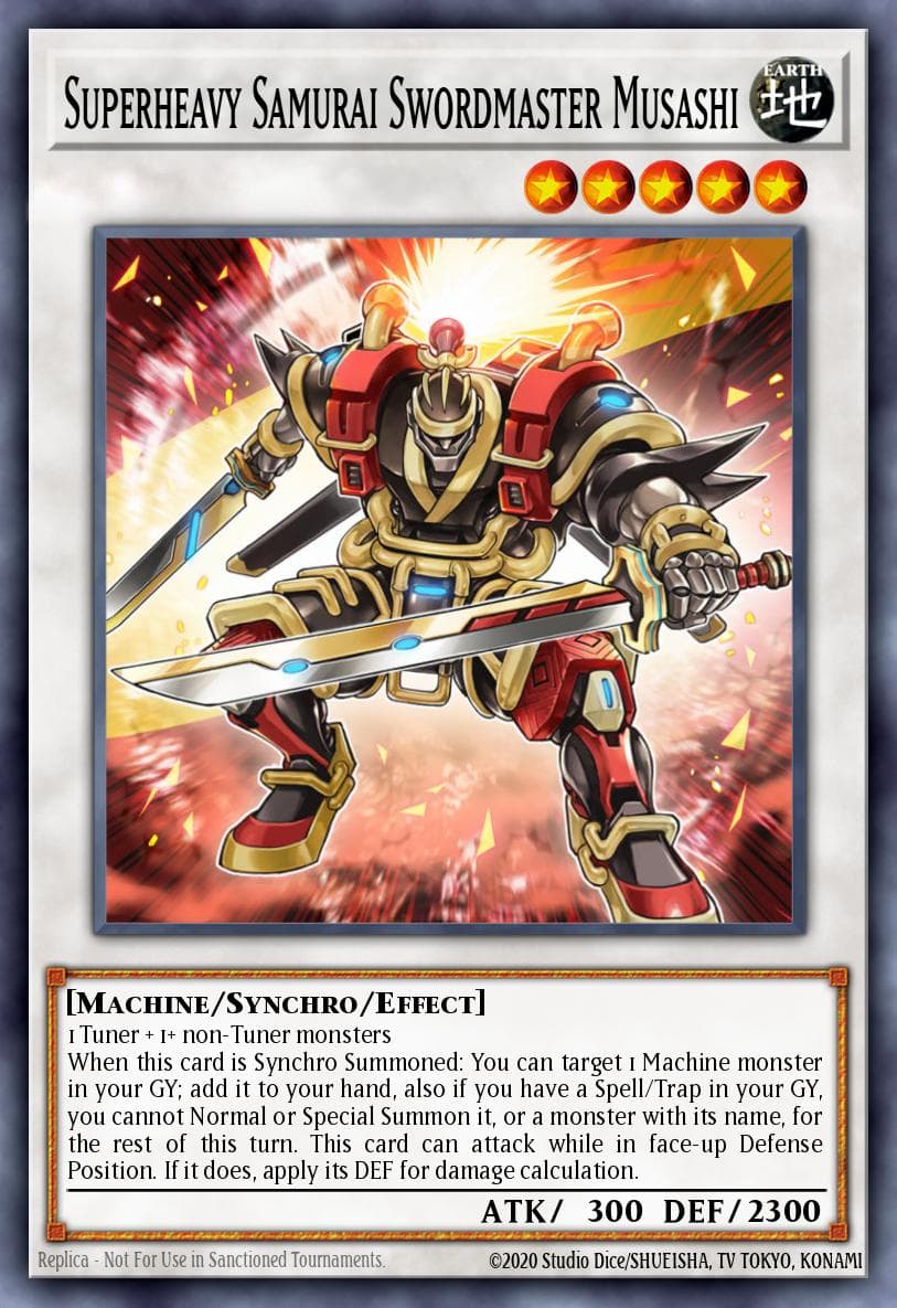 Superheavy Samurai Swordmaster Musashi Eternity Code Premiere! promotional card card