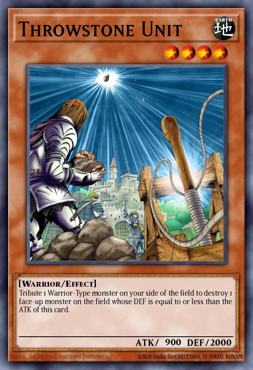 Throwstone Unit 遊戲王 card
