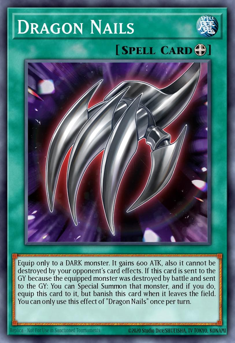 Dragon Nails Battles of Legend: Crystal Revenge card