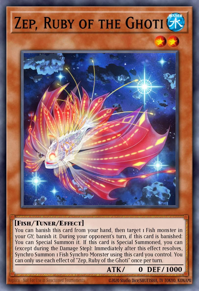Zep, Ruby of the Ghoti Darkwing Blast card