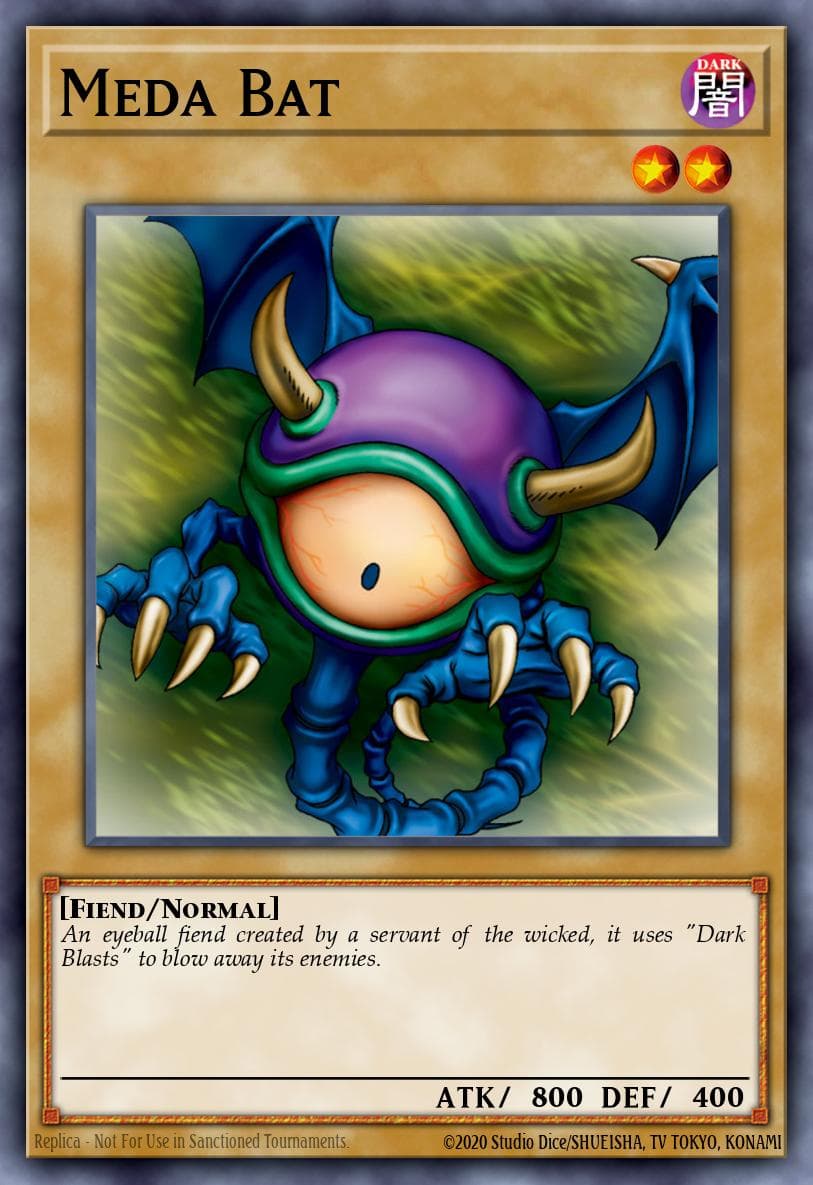 Meda Bat Legend of Blue Eyes White Dragon card