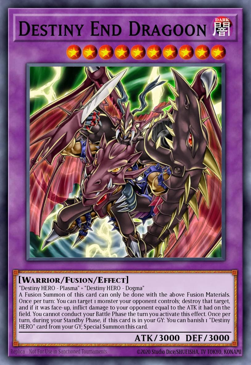 Destiny End Dragoon Speed Duel GX: Duel Academy Box card