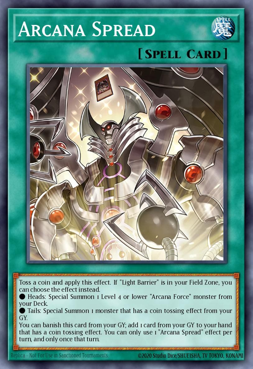 Arcana Spread Supreme Darkness card