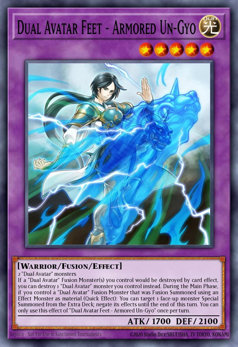 Dual Avatar Feet - Armored Un-Gyo Phantom Rage Premiere! promotional card card