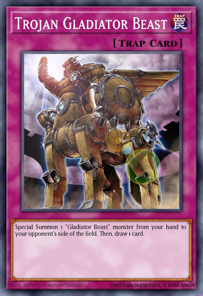 Trojan Gladiator Beast Crimson Crisis: Special Edition card