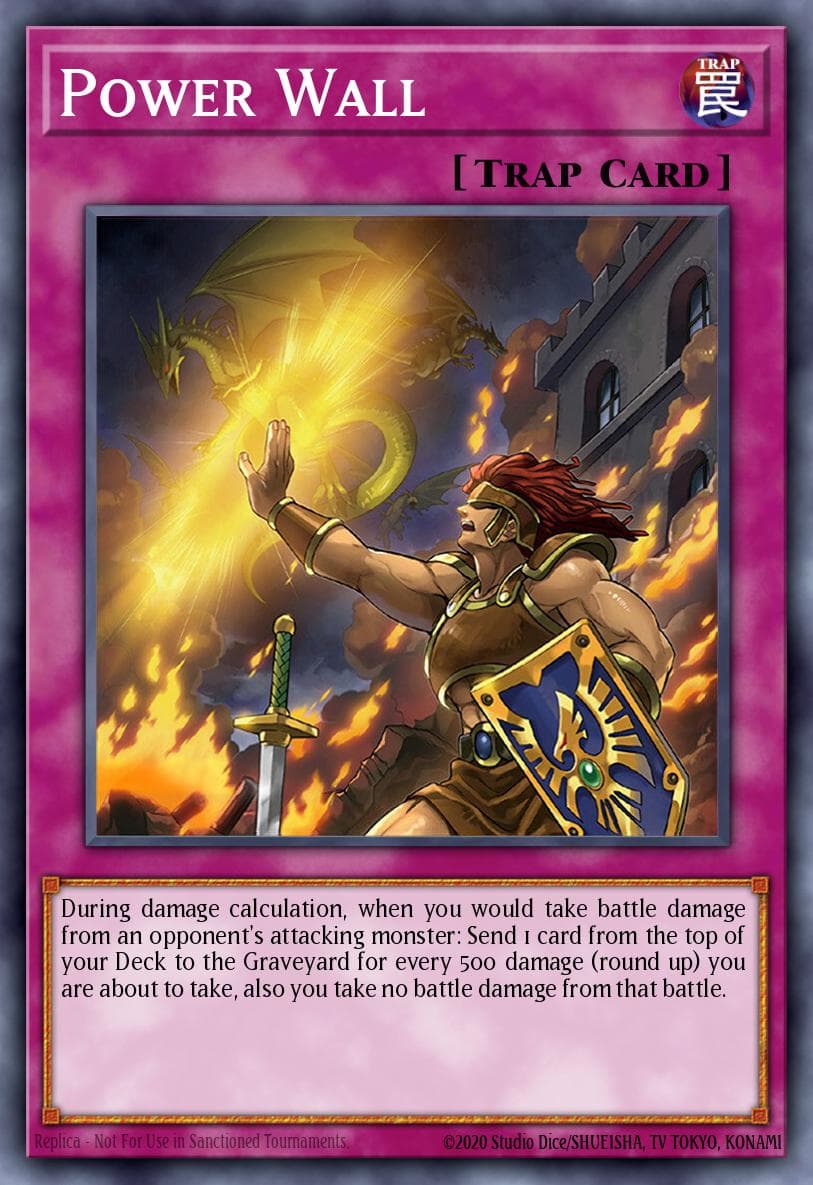 Power Wall Structure Deck: Cyber Strike card
