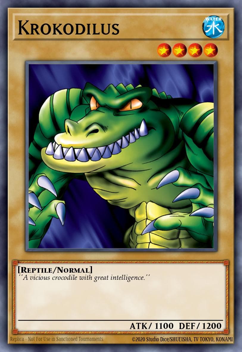 Krokodilus 遊戲王 card