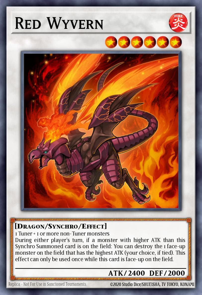 Red Wyvern High-Speed Riders card