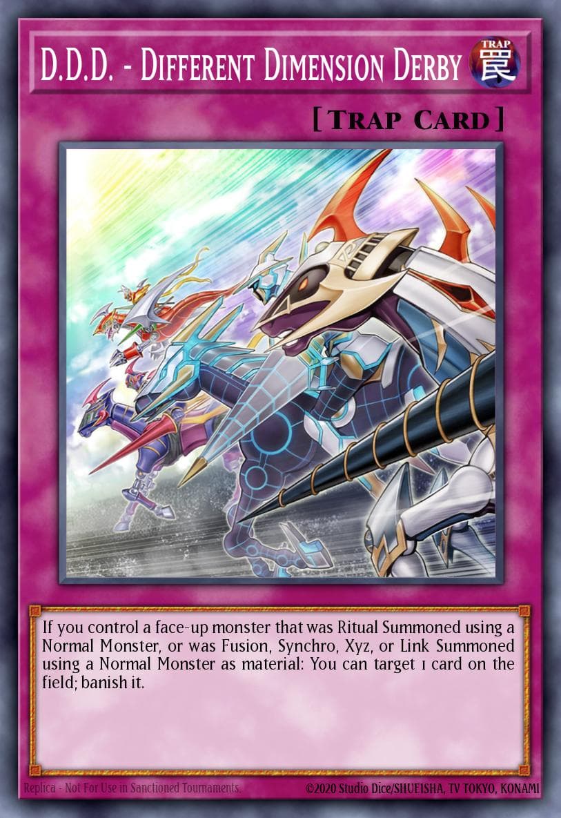 D.D.D. - Different Dimension Derby Dawn of Majesty Premiere! promotional card card