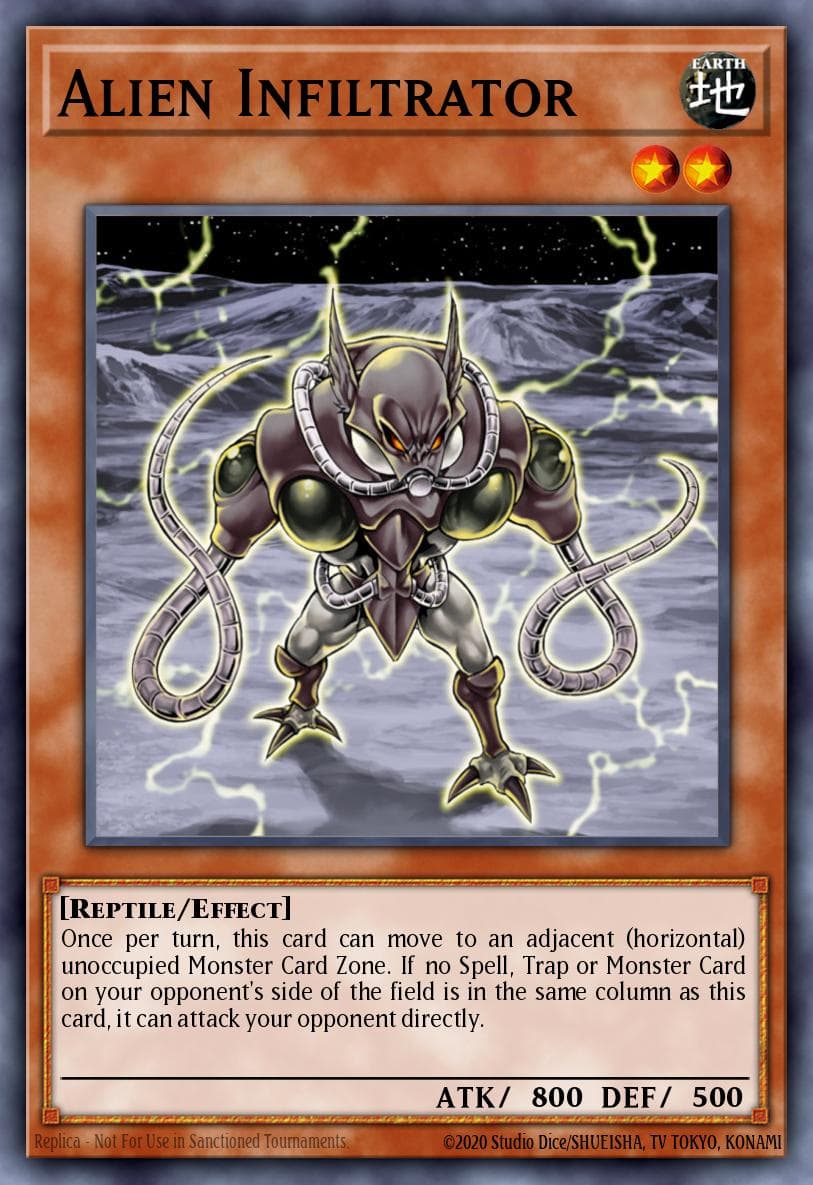 Alien Infiltrator Cyberdark Impact card