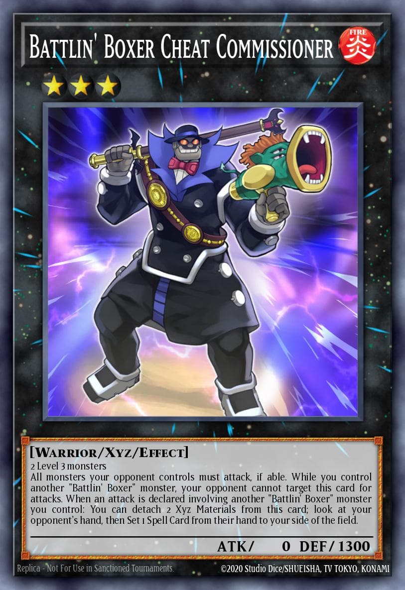 Battlin' Boxer Cheat Commissioner 2014 Mega-Tin Mega Pack card