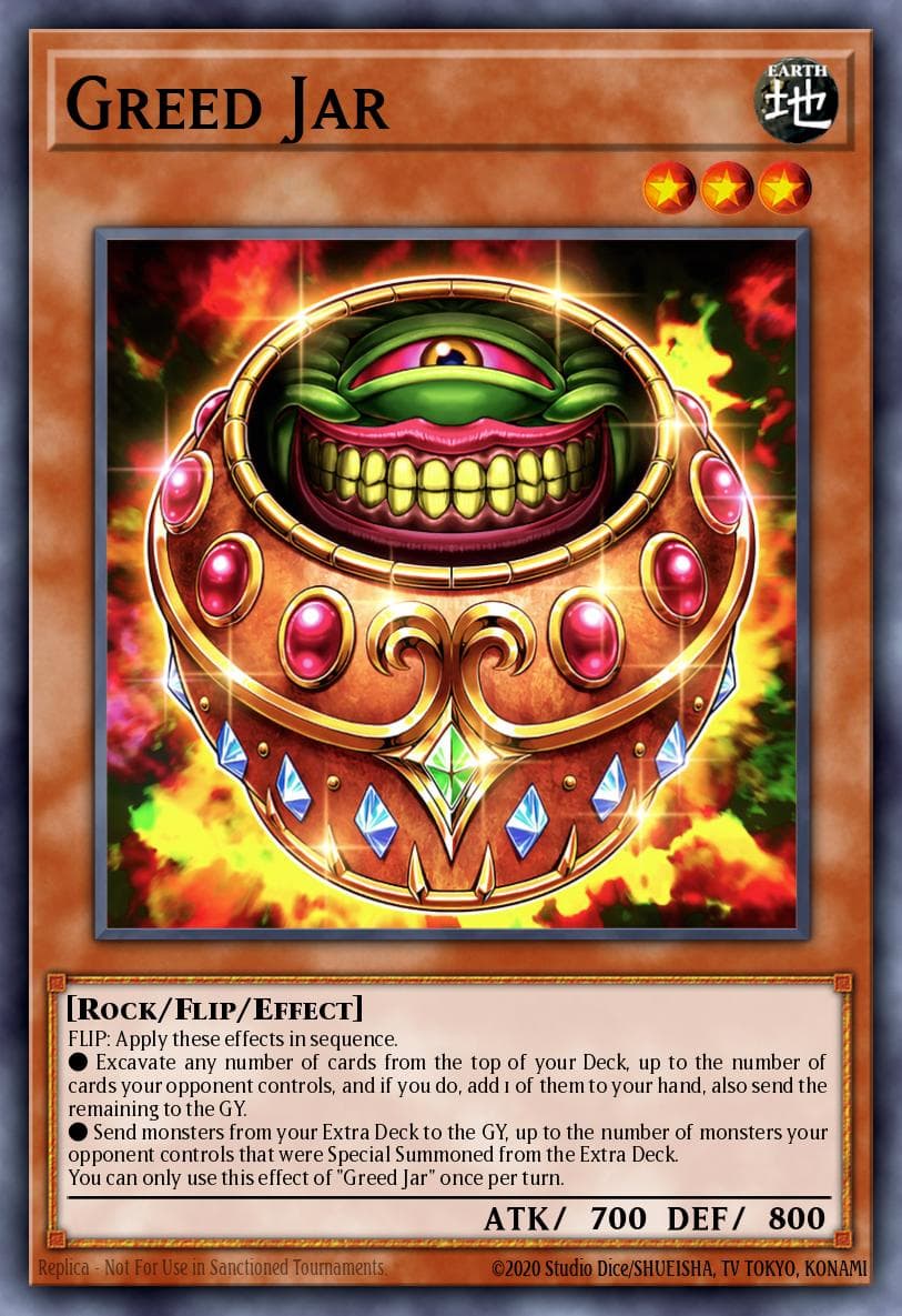 Greed Jar Duelist Nexus card