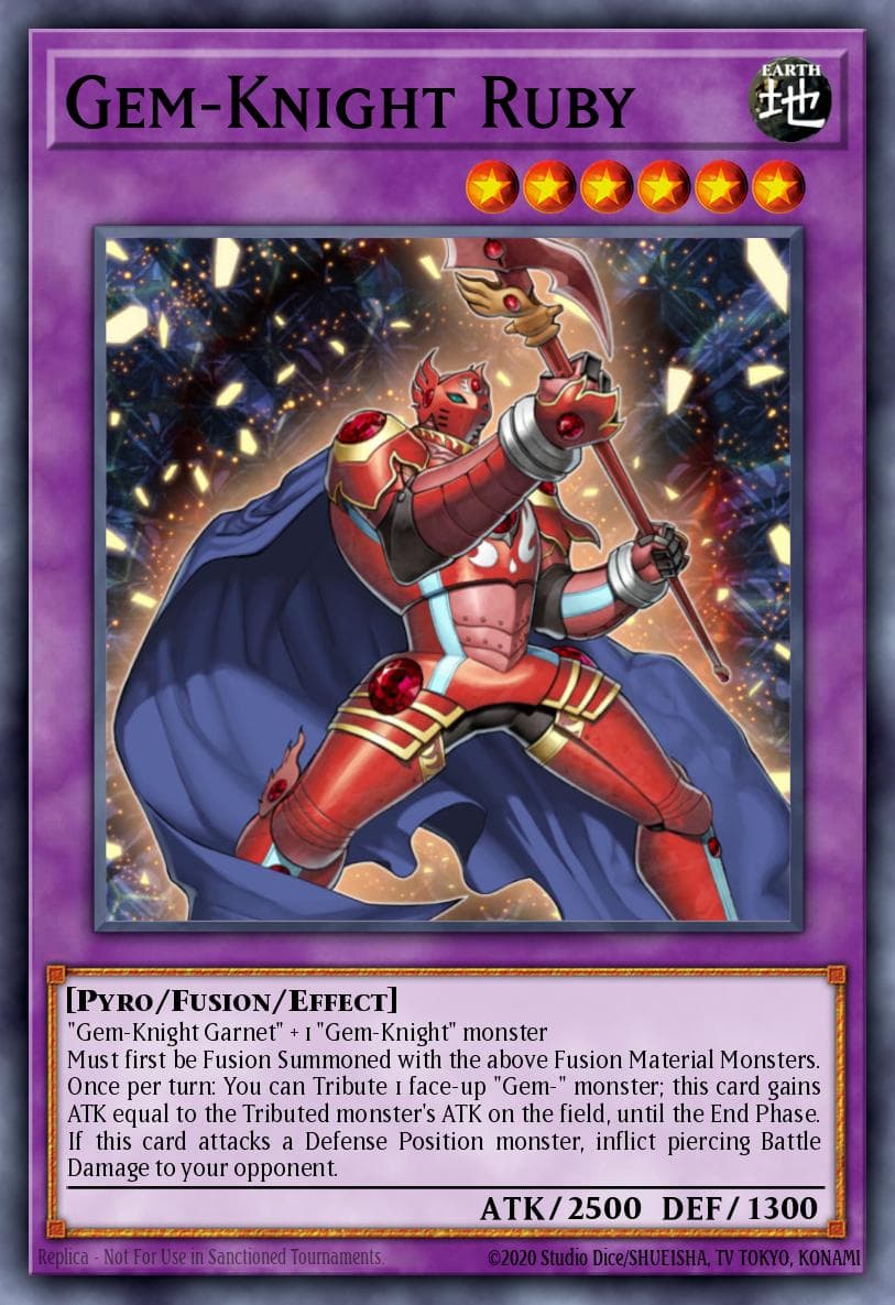 Gem-Knight Ruby Hidden Arsenal 5: Steelswarm Invasion card